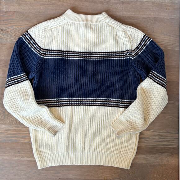 VTG 70s Silton California Fisherman Sweater RARE Aztec Thunderbird Mens Large - Picture 3 of 7